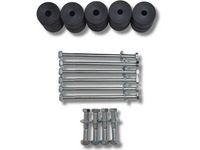 2 Inch Cab-Body Lift Kit for 75 Series Toyota Landcruiser Single Cab (Cab Only)-Spoilers and Bodykits Australia