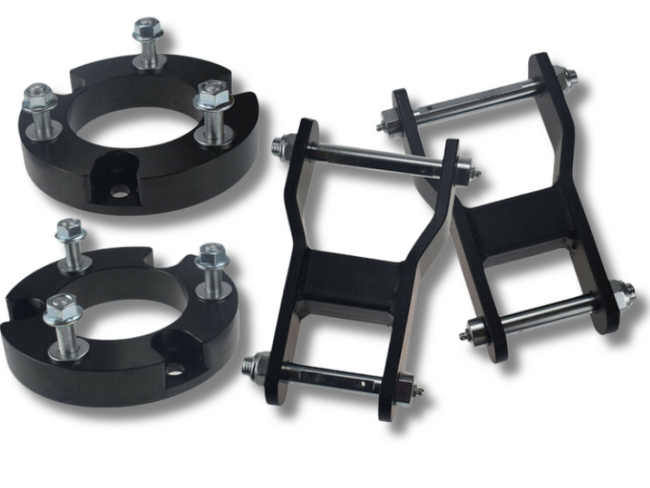 2 Inch Lift Kit Front Strut Spacers & Rear Greasable Shackles for MR Mitsubishi Triton-Spoilers and Bodykits Australia