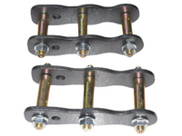 2 Inch Lift Rear Extended Greasable Shackles for D22 Nissan Navara 4WD-Spoilers and Bodykits Australia