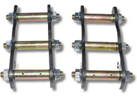 2 Inch Lift Rear Extended Greasable Shackles for D22 Nissan Navara 4WD-Spoilers and Bodykits Australia