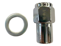 20x Mag Wheel Nuts with Washers for HR / HK / HT / HG / HQ / HZ / WB Holden - Chrome (7/16")-Spoilers and Bodykits Australia