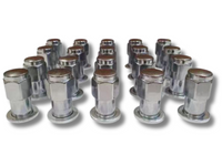 20x Mag Wheel Nuts with Washers for HR / HK / HT / HG / HQ / HZ / WB Holden - Chrome (7/16")-Spoilers and Bodykits Australia