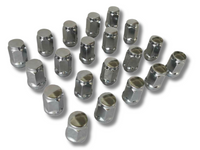 20x Tapered Chrome Wheel Nuts for Mazda BT-50 - 12mm x 1.5-Spoilers and Bodykits Australia