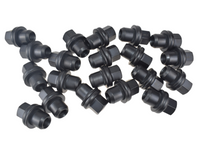 20x Wheel Lug Nuts for Land Rover Range Rover LR3 / LR4 - Black-Spoilers and Bodykits Australia