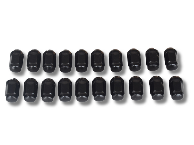 20x Wheel Nuts for VL / VN / VR / VS / VT / VX / VY / VZ Holden Commodore - 12mm x 1.5 - Black-Spoilers and Bodykits Australia