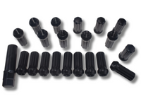 20x Wheel Nuts for VE / VF Holden Commodore SV6 / Maloo / SS - M14 x 1.5 - Black