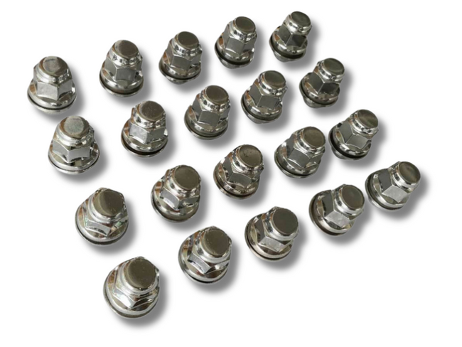 24x Wheel Nuts for 78 / 79 / 100 / 200 Series Toyota Landcruiser Sahara / VX / GXL / GX / Altitude-Spoilers and Bodykits Australia