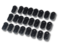 24x Wheel Nuts for Toyota Hilux / Landcruiser / Holden Colorado / D-MAX / Rodeo - 12mm x 1.5 - Black-Spoilers and Bodykits Australia