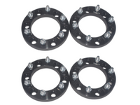 25mm Wheel Spacers x 4 for Toyota Landcruiser / FJ Cruiser / 4Runner - Black - 6 x 139.7 PCD-Spoilers and Bodykits Australia