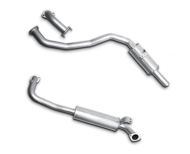 2.5" Exhaust System with Extractors for 4.5L 6Cyl Petrol Toyota Landcruiser 105 Series Wagon FZJ105(1998 - 2007 )-Spoilers and Bodykits Australia