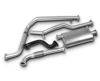 2.5" Stainless Steel Exhaust System for 4.2L Non-Turbo Diesel Toyota Landcruiser 79 Series Single Cab Ute - For Original Manifold(1999 Onwards )-Spoilers and Bodykits Australia