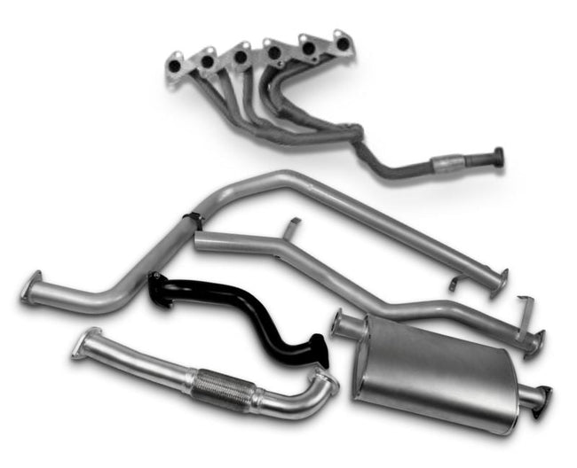 2.5" Stainless Steel Exhaust System with Extractors for 4.2L Non-Turbo Diesel Toyota Landcruiser 75 Series Ute(01/1990 - 01/2002 )-Spoilers and Bodykits Australia