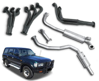 2.5" Stainless Steel Exhaust System with Extractors for 4.5L Petrol Toyota Landcruiser 80 Series Wagon FZJ80(1990 - 1998 )-Spoilers and Bodykits Australia