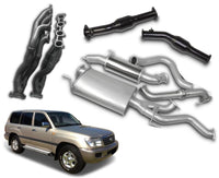 2.5" to 3" Exhaust System with Extractors for 4.7L V8 Petrol Toyota Landcruiser 100 Series Wagon UZJ100(1998 - 2007 )-Spoilers and Bodykits Australia