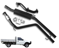 2.5" Turbo-Back Stainless Steel Exhaust System for 2.8L Holden Rodeo TF Cab Chassis(4WD Model Only)(10/1998 - 02/2003 )-Spoilers and Bodykits Australia
