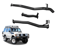 3" DPF-Back Exhaust System for 4.5L V8 76 Series Toyota Landcruiser Wagon-Spoilers and Bodykits Australia