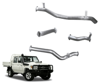 3" DPF-Back Exhaust System for 4.5L V8 79 Series Toyota Landcruiser Dual Cab(2017 - 2020 )-Spoilers and Bodykits Australia