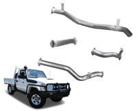 3" DPF-Back Exhaust System for 4.5L V8 79 Series Toyota Landcruiser Single Cab(2017 - 2020 )-Spoilers and Bodykits Australia