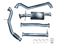 3" Turbo-Back Exhaust System for 2.2L Turbo Diesel PX1 Ford Ranger(2011 - 09/2016 )-Spoilers and Bodykits Australia