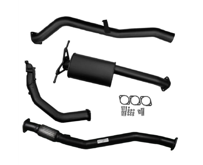 3" Turbo-Back Exhaust System for 2.5L Turbo Diesel D22 Nissan Navara(2007 - 2015 )-Spoilers and Bodykits Australia