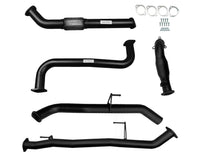 3" Turbo-Back Exhaust System for 2.5L Turbo Diesel D40 Nissan Navara Manual(2007 - 2015 )-Spoilers and Bodykits Australia
