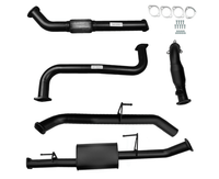 3" Turbo-Back Exhaust System for 2.5L Turbo Diesel D40 Nissan Navara Manual(2007 - 2015 )-Spoilers and Bodykits Australia