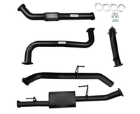 3" Turbo-Back Exhaust System for 2.5L Turbo Diesel D40 Nissan Navara Manual(2007 - 2015 )-Spoilers and Bodykits Australia