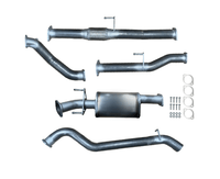 3" Turbo-Back Exhaust System for 3.0L D4D KUN Series Toyota Hilux(2005 - 2015 )-Spoilers and Bodykits Australia