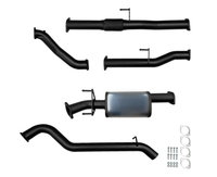 3" Turbo-Back Exhaust System for 3.0L D4D KUN Series Toyota Hilux(2005 - 2015 )-Spoilers and Bodykits Australia