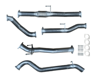 3" Turbo-Back Exhaust System for 3.0L D4D KUN Series Toyota Hilux(2005 - 2015 )-Spoilers and Bodykits Australia