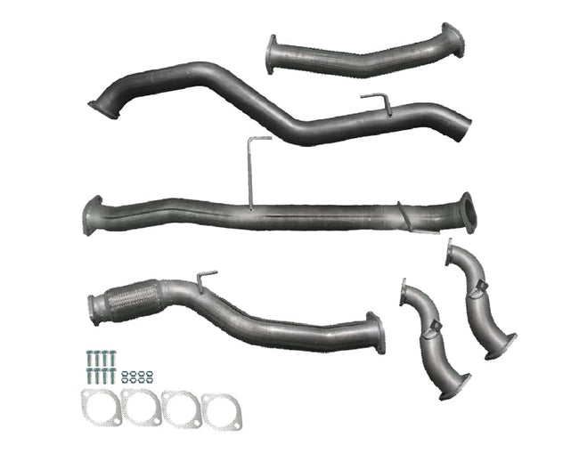 3" Turbo-Back Exhaust System for 3.0L Turbo Diesel Isuzu D-MAX(2007 - 2012 )-Spoilers and Bodykits Australia