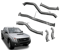 3" Turbo-Back Exhaust System for 3.0L Turbo Diesel Isuzu D-MAX(2007 - 2012 )-Spoilers and Bodykits Australia
