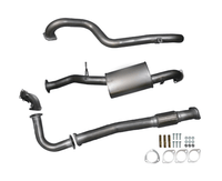 3" Turbo-Back Exhaust System for 4.2L Turbo Diesel GU Nissan Patrol Leaf-Spring Ute(1999 - 2015 )-Spoilers and Bodykits Australia
