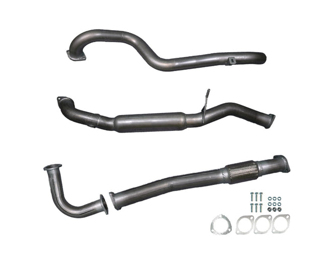 3" Turbo-Back Exhaust System for 4.2L Turbo Diesel GU Nissan Patrol Leaf-Spring Ute(1999 - 2015 )-Spoilers and Bodykits Australia