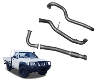 3" Turbo-Back Exhaust System for 4.2L Turbo Diesel GU Nissan Patrol Leaf-Spring Ute(1999 - 2015 )-Spoilers and Bodykits Australia