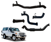 3" Turbo-Back Exhaust System for 4.5L V8 78 Series Toyota Landcruiser Troop Carrier(2007 - 2017 )-Spoilers and Bodykits Australia