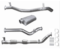 3" Turbo-Back Exhaust System for 4.5L V8 79 Series Toyota Landcruiser Dual Cab(2007 - 2017 )-Spoilers and Bodykits Australia