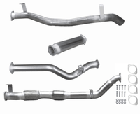 3" Turbo-Back Exhaust System for 4.5L V8 79 Series Toyota Landcruiser Dual Cab(2007 - 2017 )-Spoilers and Bodykits Australia