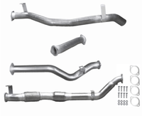 3" Turbo-Back Exhaust System for 4.5L V8 79 Series Toyota Landcruiser Dual Cab(2007 - 2017 )-Spoilers and Bodykits Australia