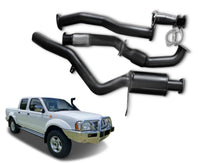 3" Turbo-Back Stainless Steel Exhaust System for 3.0L Nissan Navara D22 Ute(03/2002 - 2007 )-Spoilers and Bodykits Australia