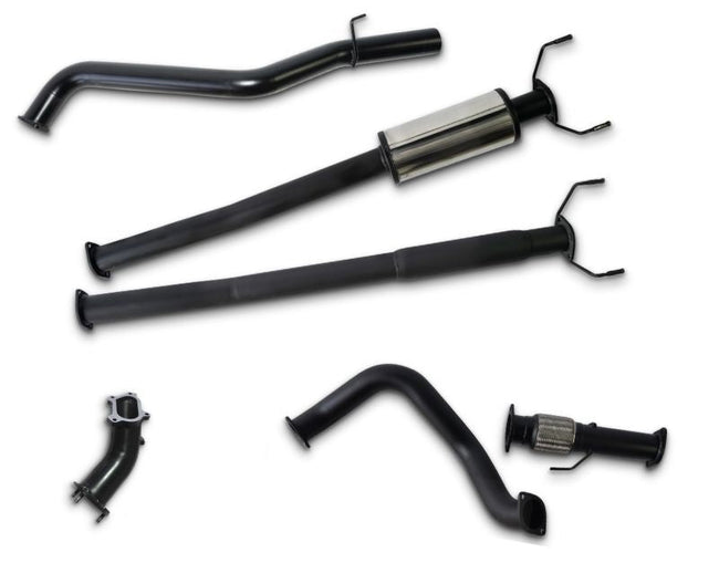3" Turbo-Back Stainless Steel Exhaust System for 3.0L Toyota Hilux KZN165R(04/1999 - 05/2004 )-Spoilers and Bodykits Australia