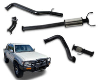 3" Turbo-Back Stainless Steel Exhaust System for 3.0L Toyota Hilux KZN165R(04/1999 - 05/2004 )-Spoilers and Bodykits Australia