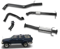 3" Turbo-Back Stainless Steel Exhaust System for 3.0L Toyota Hilux Surf Y-KZN130(1995-2002)-Spoilers and Bodykits Australia