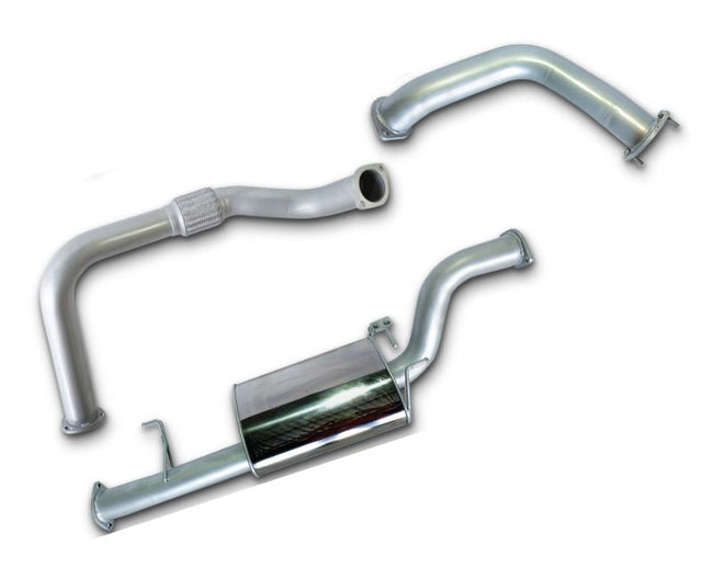 3" Turbo-Back Stainless Steel Exhaust System for 3.2L Turbo Diesel Mitsubishi Pajero NT Wagon(2008 - 07/2020 )-Spoilers and Bodykits Australia