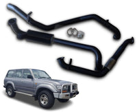 3" Turbo-Back Stainless Steel Exhaust System for 4.2L 1HZ DTS Turbo Toyota Landcruiser 80 Series Wagon HZJ80(1990 - 1998 )-Spoilers and Bodykits Australia