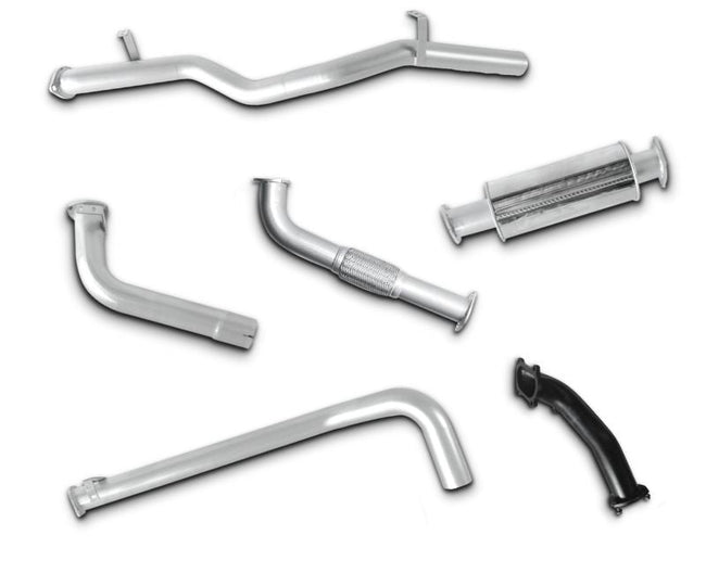 3" Turbo-Back Stainless Steel Exhaust System for 4.2L DTS Turbo Upgrade Toyota Landcruiser 79 Series Single Cab Ute(1999 Onwards )-Spoilers and Bodykits Australia