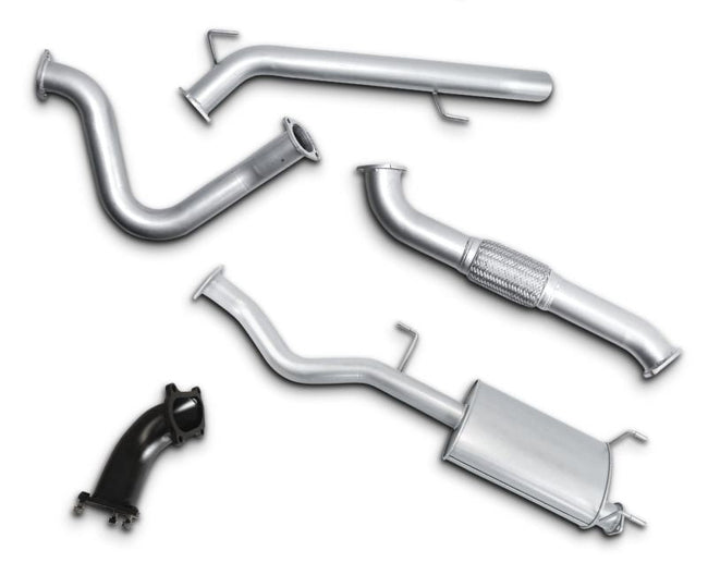 3" Turbo-Back Stainless Steel Exhaust System for 4.2L Turbo Diesel Toyota Landcruiser 100 Series Wagon(1998 - 2007 )-Spoilers and Bodykits Australia