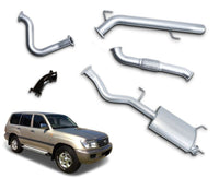 3" Turbo-Back Stainless Steel Exhaust System for 4.2L Turbo Diesel Toyota Landcruiser 100 Series Wagon(1998 - 2007 )-Spoilers and Bodykits Australia