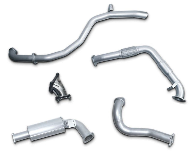 3" Turbo-Back Stainless Steel Exhaust System for 4.2L Turbo Diesel Toyota Landcruiser 80 Series Wagon HDJ80(1990 - 1998 )-Spoilers and Bodykits Australia