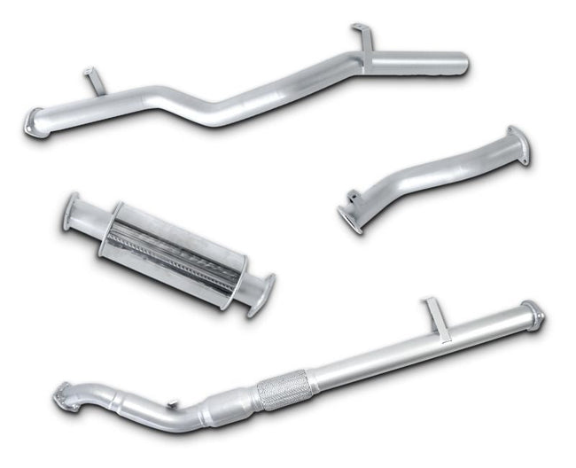 3" Turbo-Back Stainless Steel Exhaust System for 4.5L V8 Turbo Diesel Toyota Landcruiser 79 Series Dual Cab Ute(01/2012 - 01/2016 )-Spoilers and Bodykits Australia